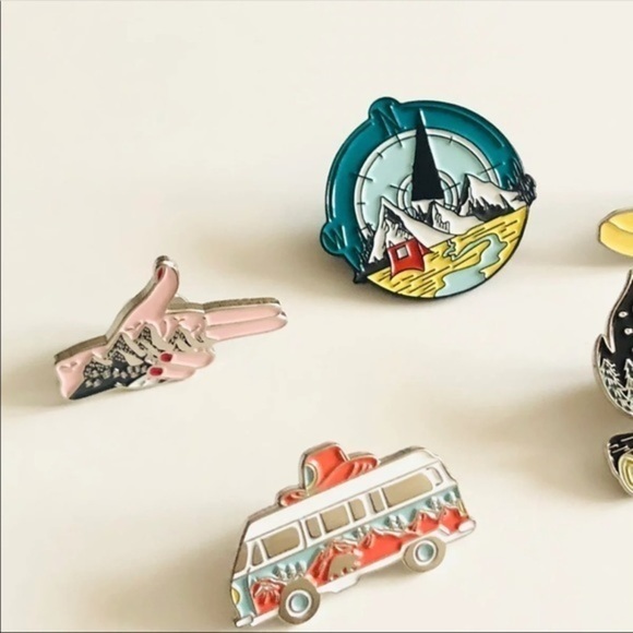 Camping Outdoor Adventure Enamel Pins [PRICE FIRM] - Picture 2 of 5